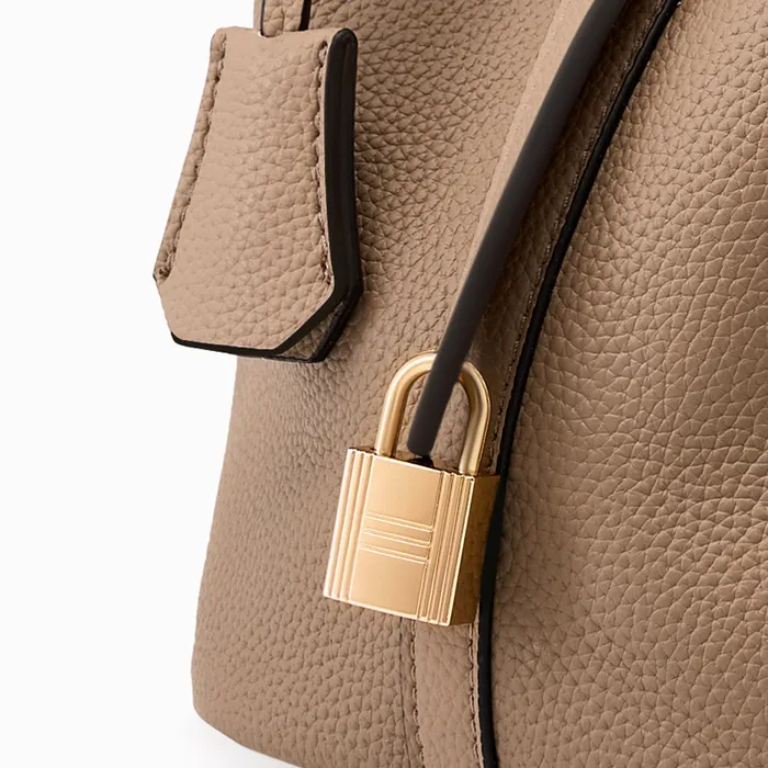 Isra Genuine Leather Bags Earrings