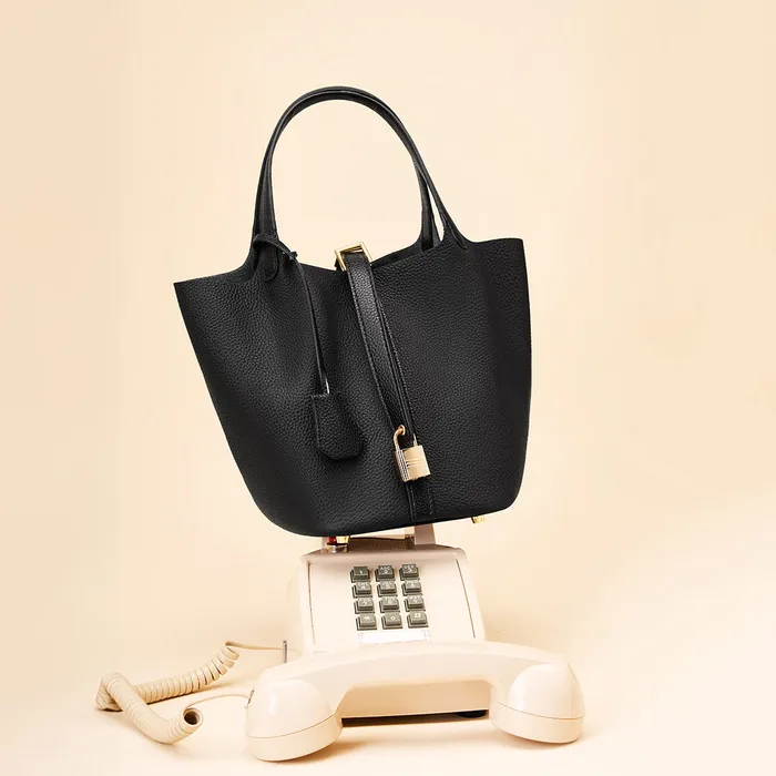 Isra Genuine Leather Bags Earrings