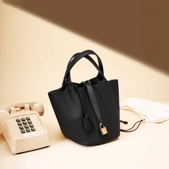 Isra Genuine Leather Bags Earrings