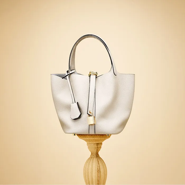 Isra Genuine Leather Bags Earrings