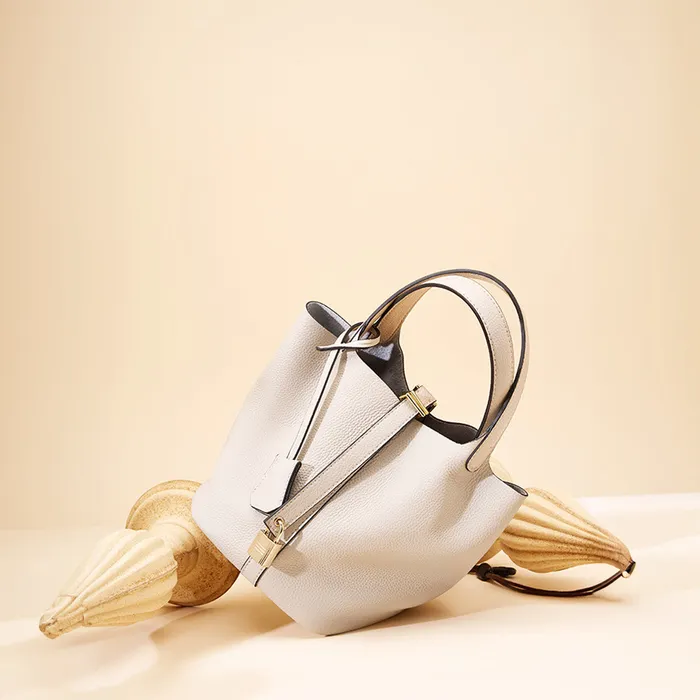 Isra Genuine Leather Bags Earrings