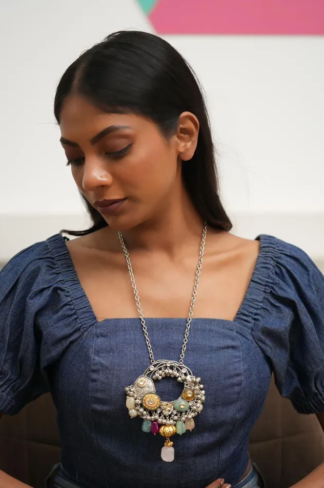 Jiyana Banjaran Long Necklace Banjaran Collection Attrangi Necklaces