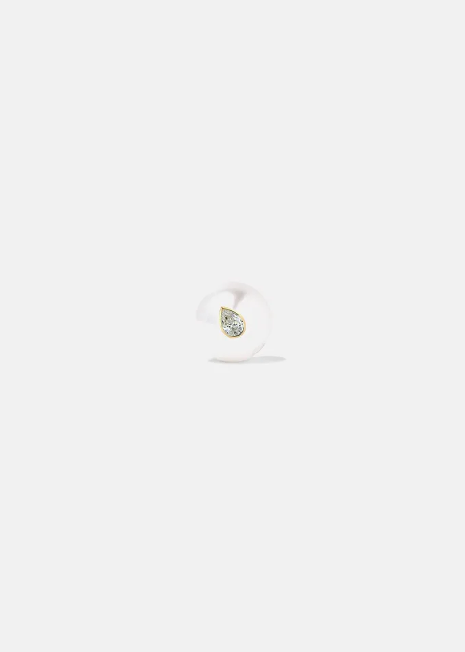 KATKIMfinejewelry Earrings Oasis Diamond Pearl Earring