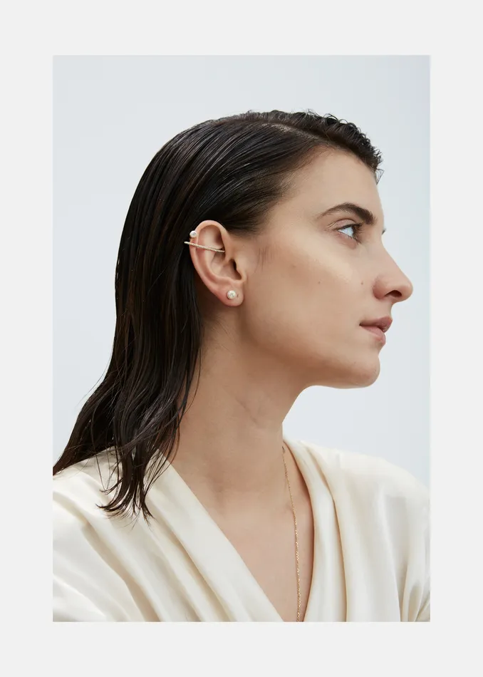 KATKIMfinejewelry Earrings Oasis Diamond Pearl Earring