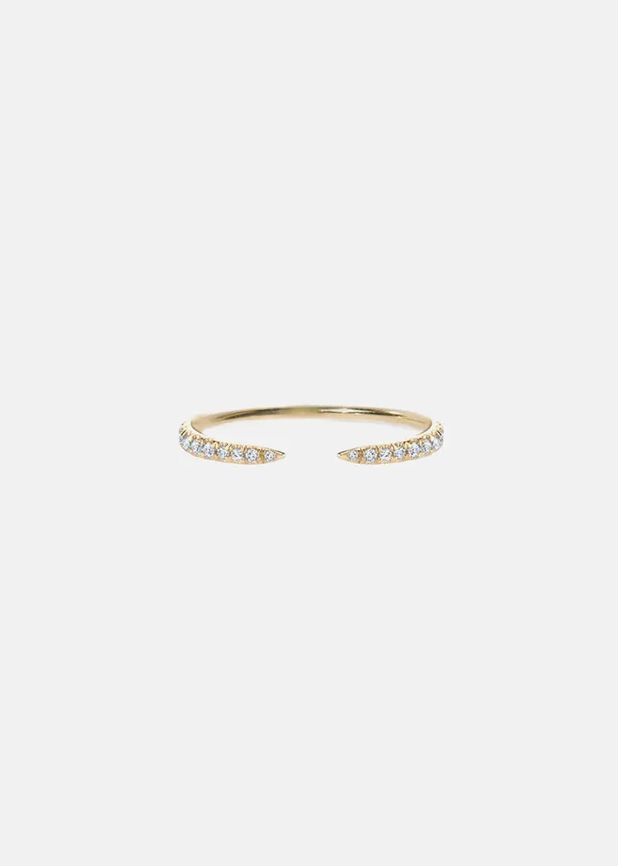 KATKIMfinejewelry Rings Open Thread Band