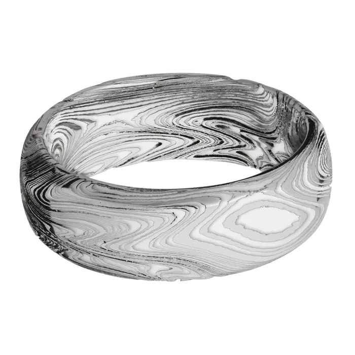 Lashbrook Rings Marble Damascus Band