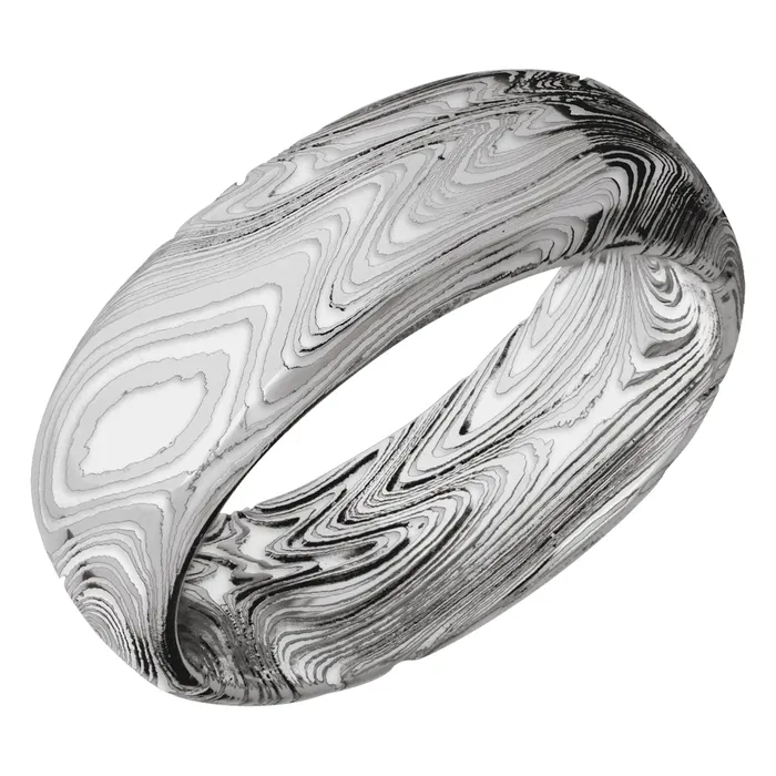 Lashbrook Rings Marble Damascus Band Lashbrook Rings Marble Damascus Band