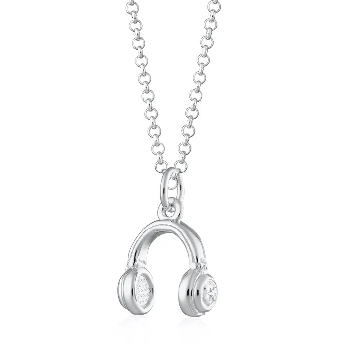 Lily Charmed Headphones Necklace Necklaces