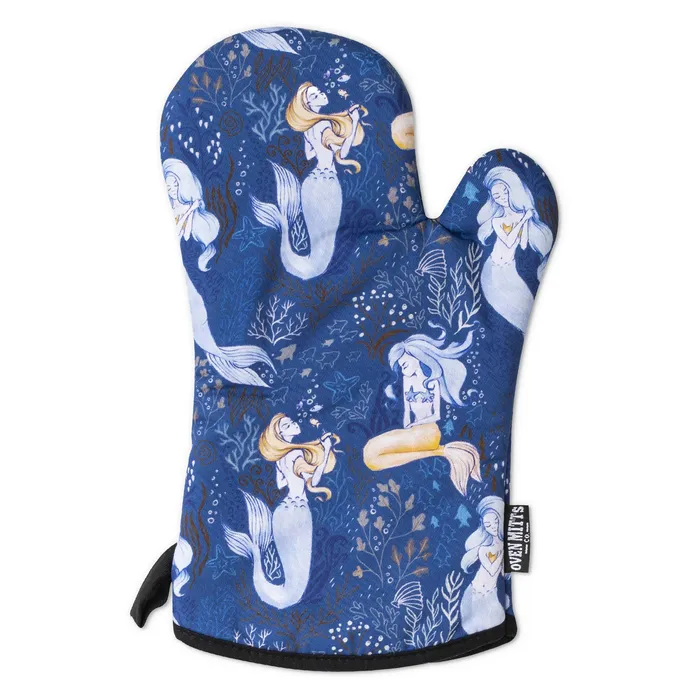 Magical Mermaid Oven Mitts And Potholder Set Oven Mitts Co Rings