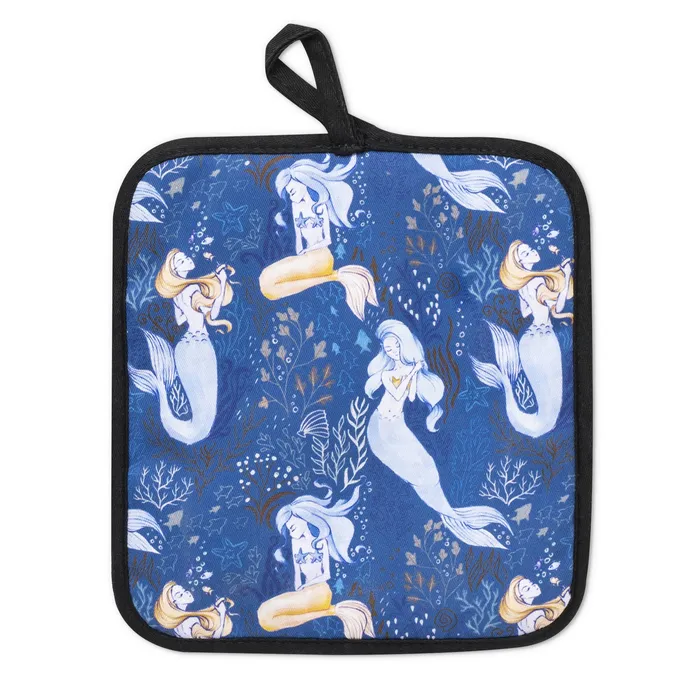 Magical Mermaid Oven Mitts And Potholder Set Oven Mitts Co Rings