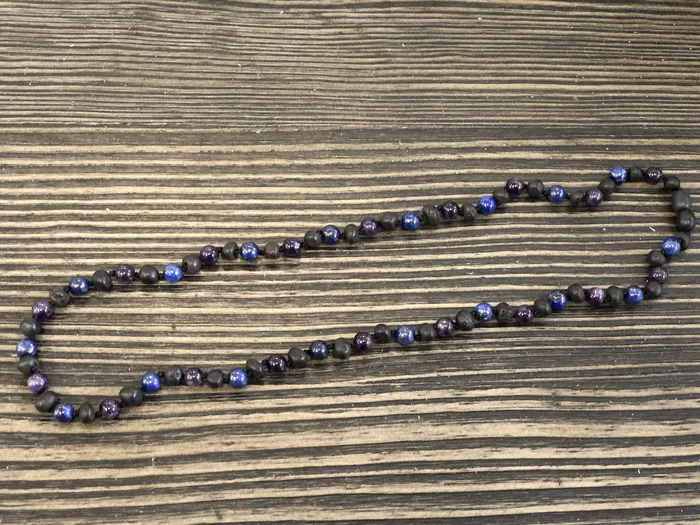 MB Raw Cherry Baltic Amber Necklace 16 17 19 22 Lapis Amethyst Necklaces