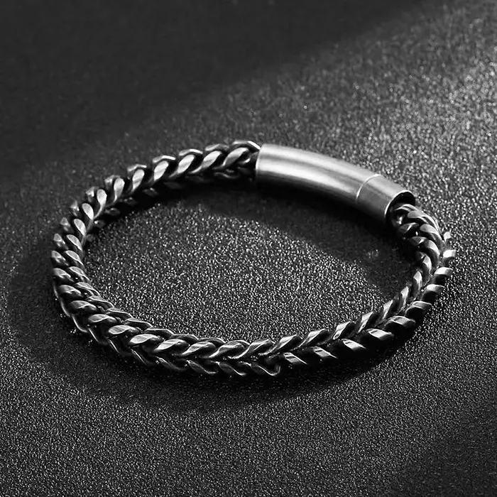 Men Designer Bracelets Strength and Steel Bracelet