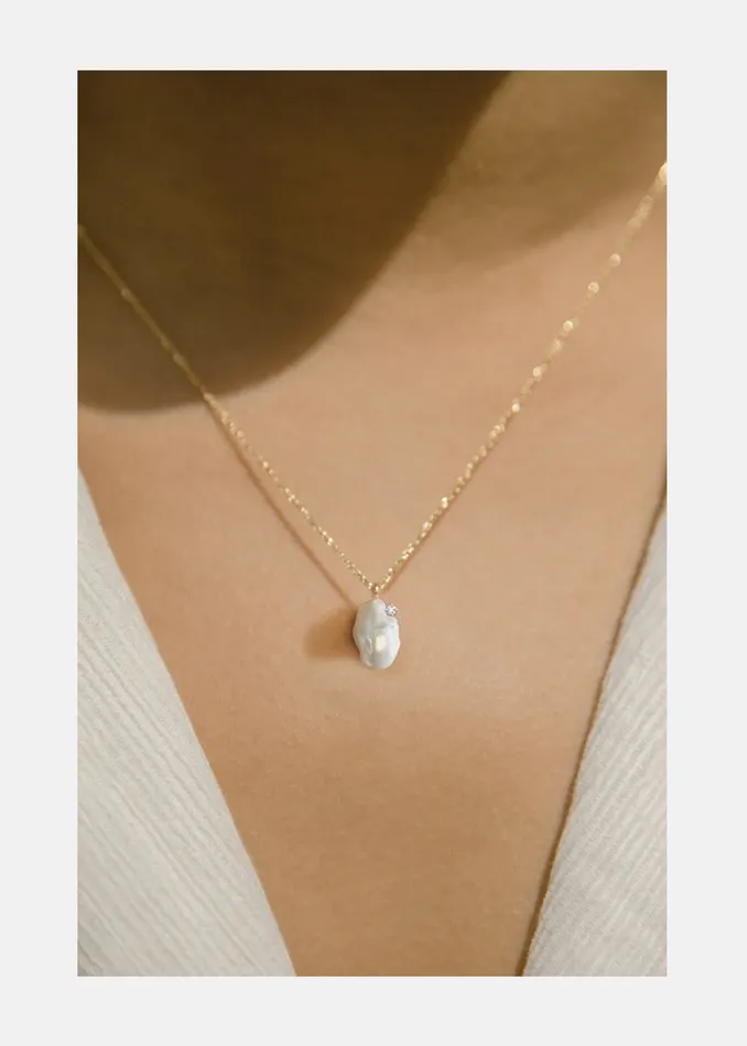 MommyMe Pearl Necklace KATKIM Necklaces