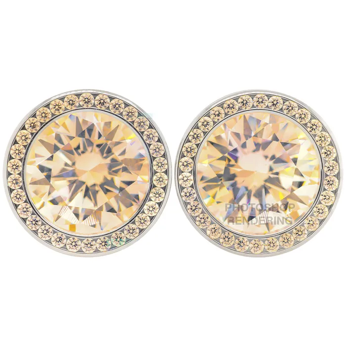 Necklaces Anatometal Super Gemmed BIG BLING Plugs Eyelets with BrilliantCut Gems Amber Yellow Necklaces Anatometal Super Gemmed BIG BLING Plugs Eyelets with BrilliantCut Gems Amber Yellow