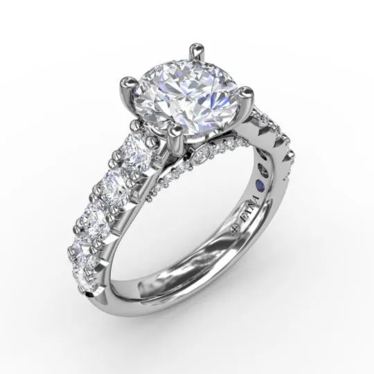 Necklaces Fana 14K White Gold Diamond SemiMounting