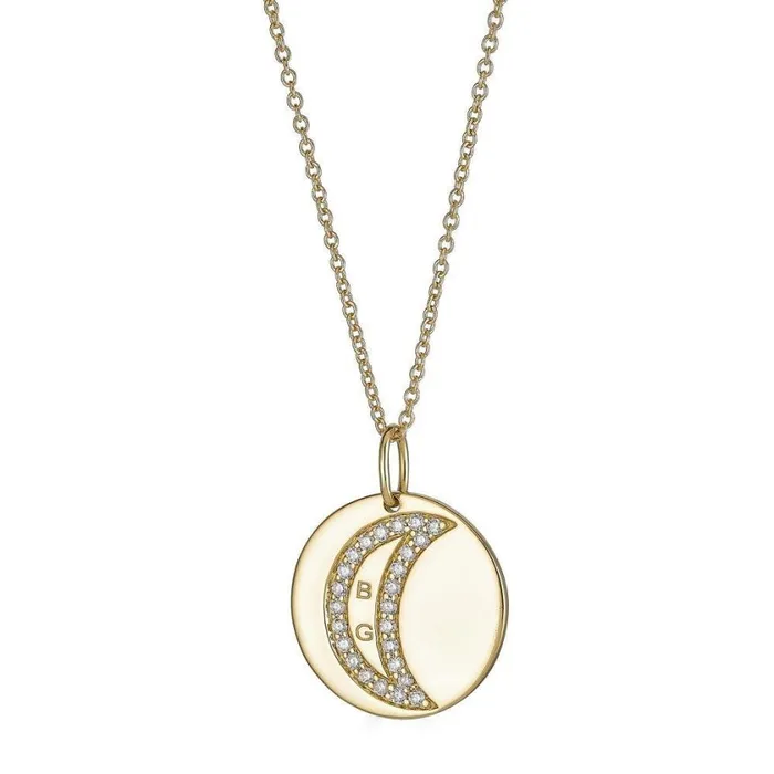 Necklaces I Love You To The Moon and Back Personalized Necklace Alexis Jae