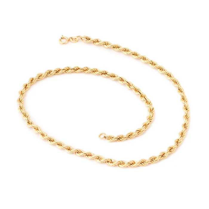 Necklaces Roped 14k Gold 15 Chain Necklace Vintage
