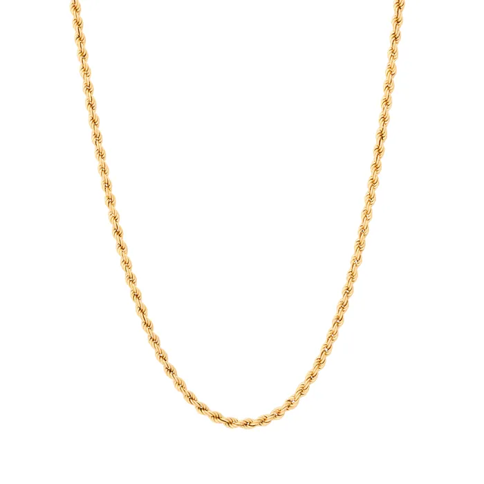 Necklaces Roped 14k Gold 15 Chain Necklace Vintage