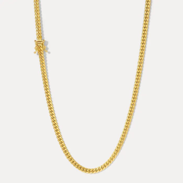 Necklaces Saints Gold Co 40MM Miami Cuban Chain