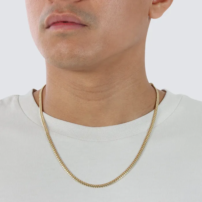 Necklaces Saints Gold Co 40MM Miami Cuban Chain