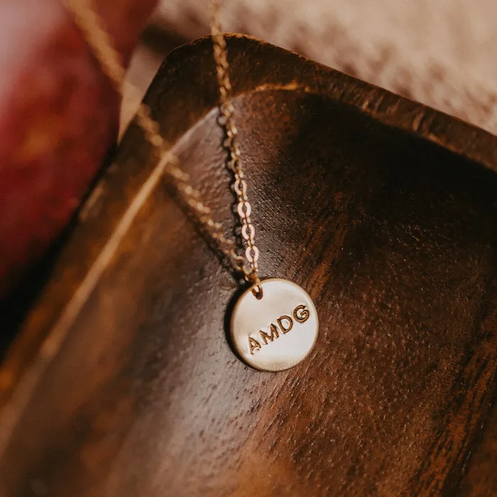 Necklaces Stella Tide AMDG Necklace