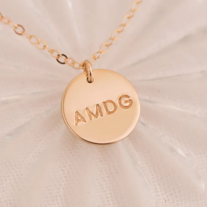 Necklaces Stella Tide AMDG Necklace