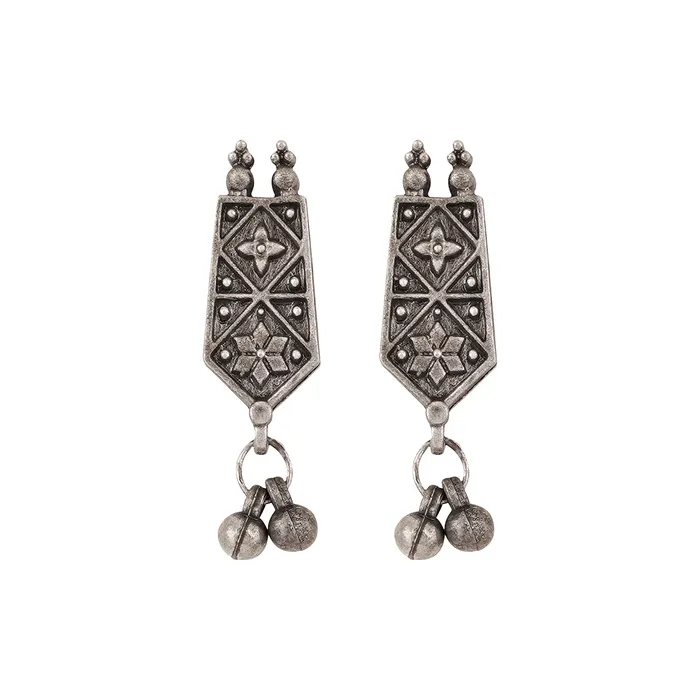 Necklaces Teejh Teejh Mrinalini Oxidised Necklace Necklaces Teejh Teejh Mrinalini Oxidised Necklace