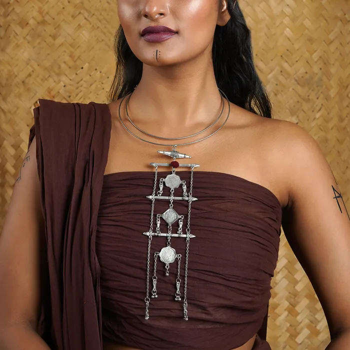 Necklaces Teejh Teejh Simha Coin Necklace
