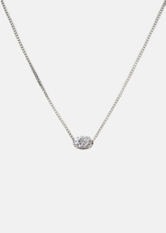 Oval Diamond Trace Necklace KATKIMfinejewelry Necklaces