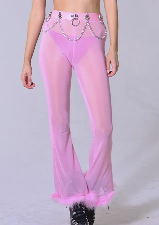 Pink Fuzzy Pants THE LUMi SHOP Earrings