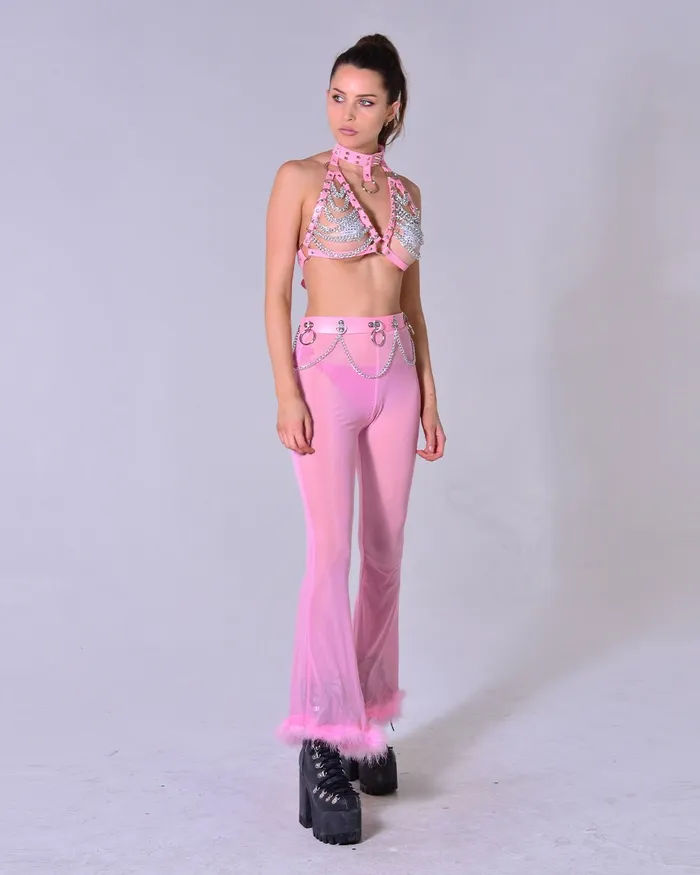Pink Fuzzy Pants THE LUMi SHOP Earrings