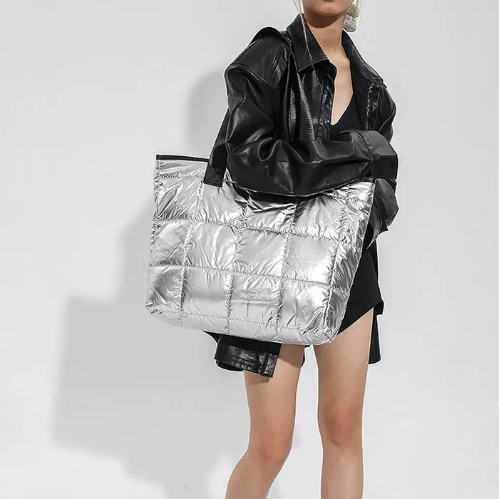 Puffer Bags Earrings Marshmallow