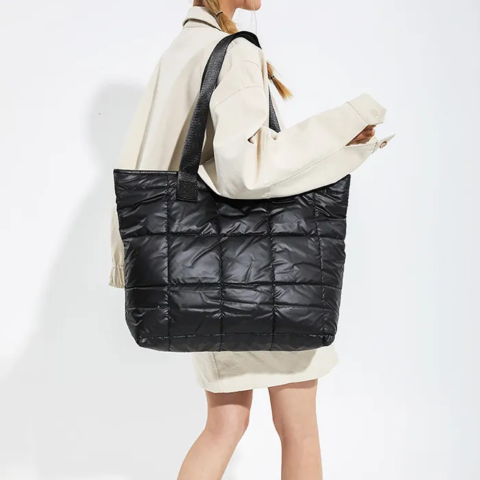 Puffer Bags Earrings Marshmallow