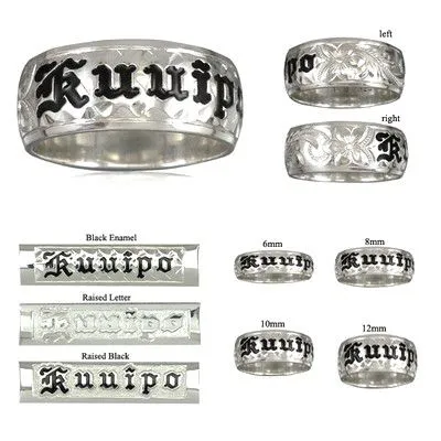 Rings 925 Sterling Silver PersonalizedCustom Made to Order 8mm Plumeria and Scroll Ring rosamarianas Rings 925 Sterling Silver PersonalizedCustom Made to Order 8mm Plumeria and Scroll Ring rosamarianas