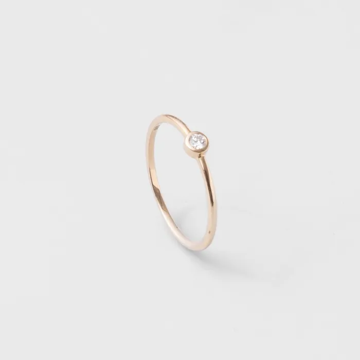 Rings fejn PWD solitaire diamond ring solid gold