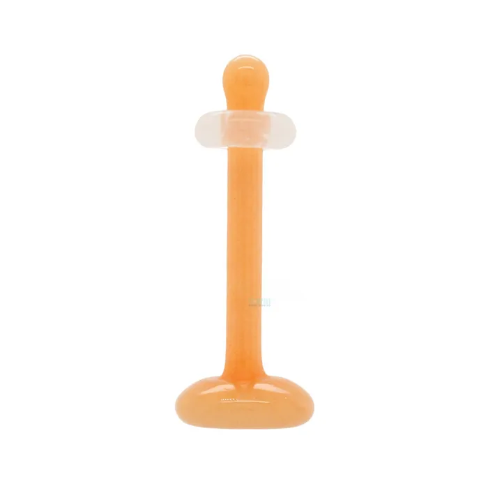 Rings Gorilla Glass Glass Labret Flatback Retainer Tiny Flare Skin Tone 3