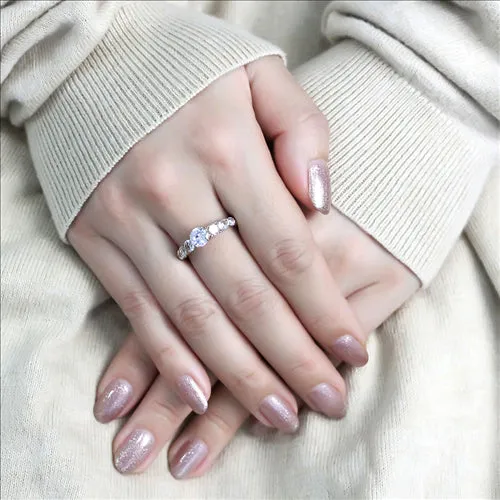 Rings Green CJE3516 Wholesale Womens Stainless Steel IP Rose Gold AAA Grade CZ Clear Minimal Ring Rings Green CJE3516 Wholesale Womens Stainless Steel IP Rose Gold AAA Grade CZ Clear Minimal Ring