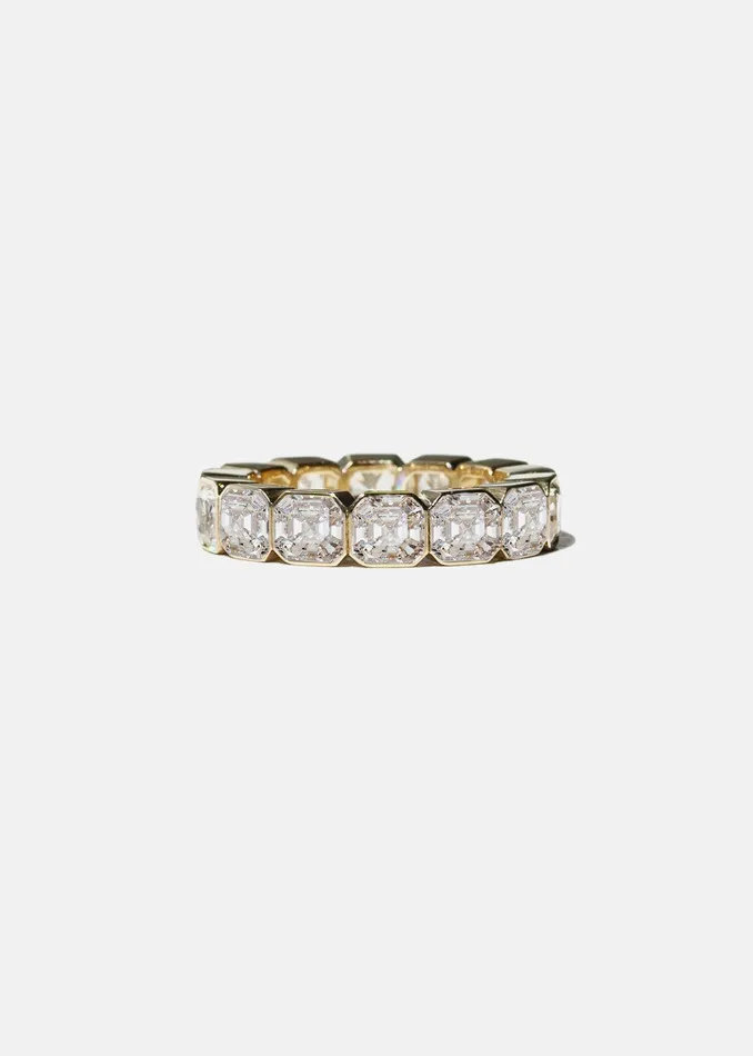 Rings KATKIMfinejewelry Mens Asscher Cosma Eternity Band
