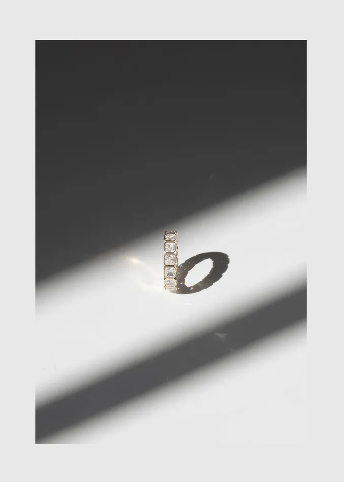 Rings KATKIMfinejewelry Mens Asscher Cosma Eternity Band