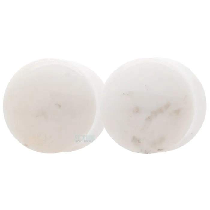 Rings Oracle Body Jewelry Stone Plugs White Agate