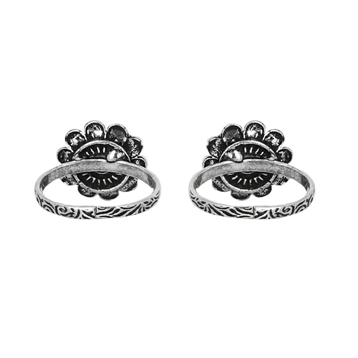 Rings Teejh Taxila Oxidised Silver Jewellery Gift Set Teejh