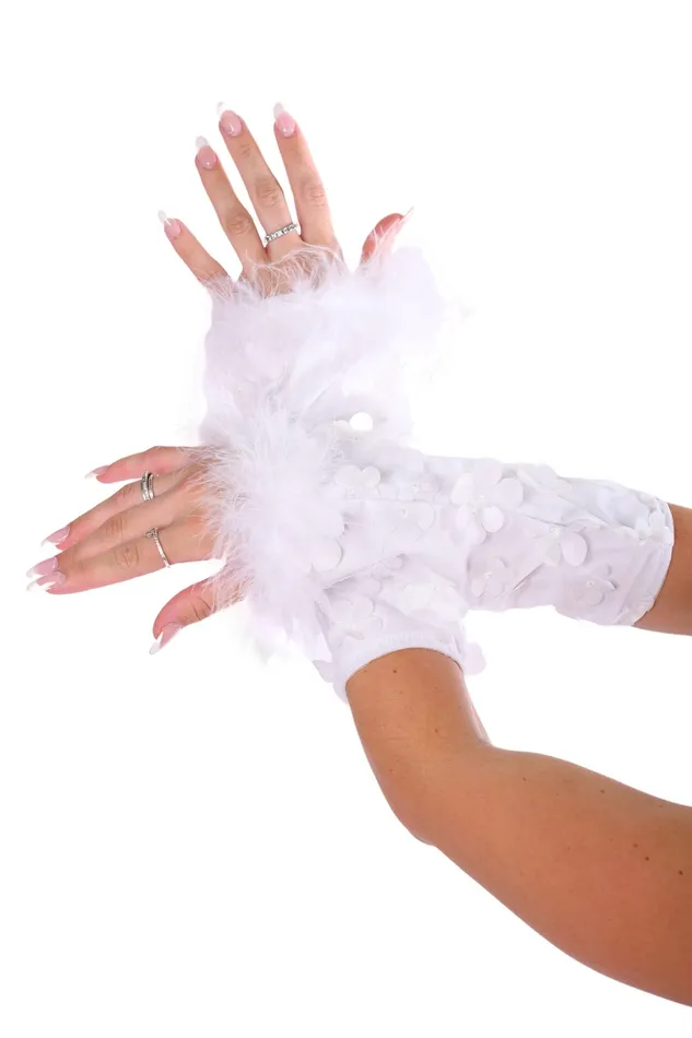 Rings White Daisy Fuzzy 3D Sleeves THE LUMI SHOP