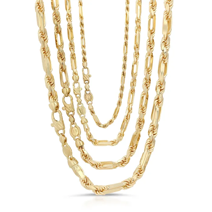 Saints G 55MM Milano Chain Necklaces Saints G 55MM Milano Chain Necklaces