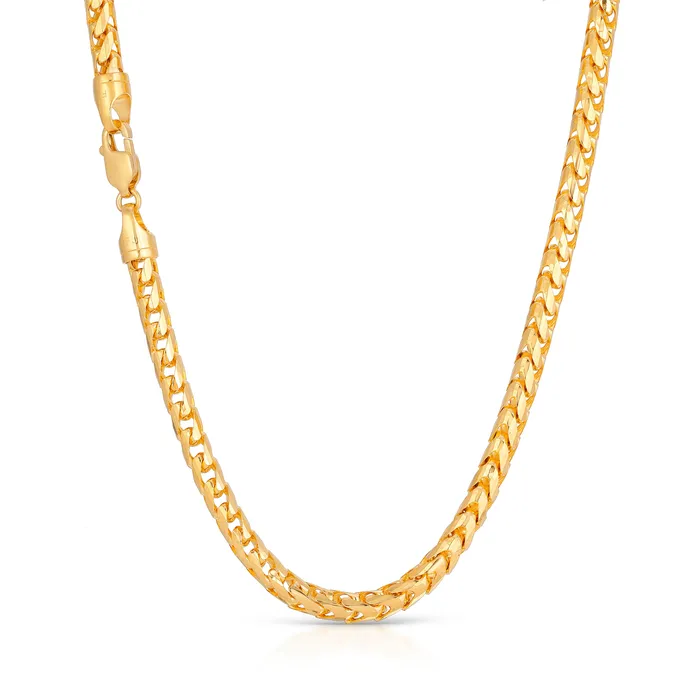 Saints Gold Co 50MM Franco Chain Diamond Cut Rings