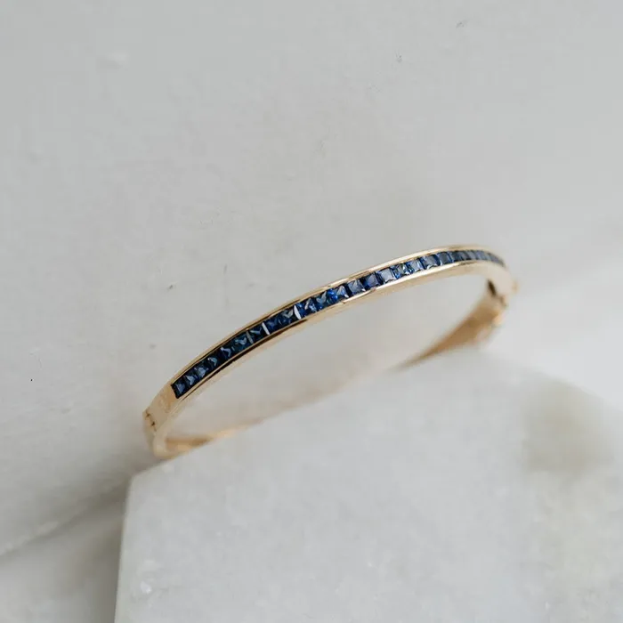 Sapphire Bangle Bracelet Stanmark Bracelets