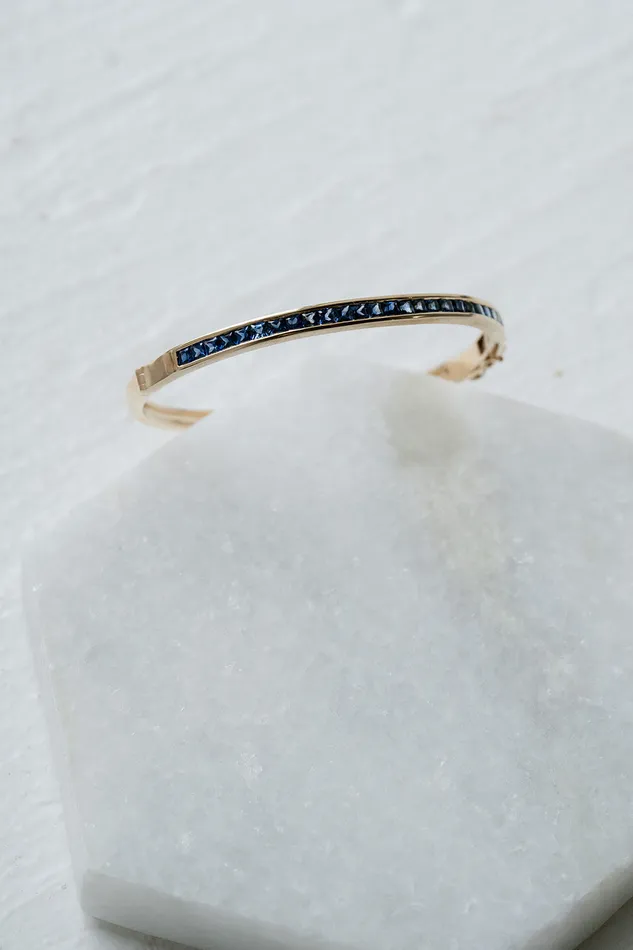 Sapphire Bangle Bracelet Stanmark Bracelets Sapphire Bangle Bracelet Stanmark Bracelets