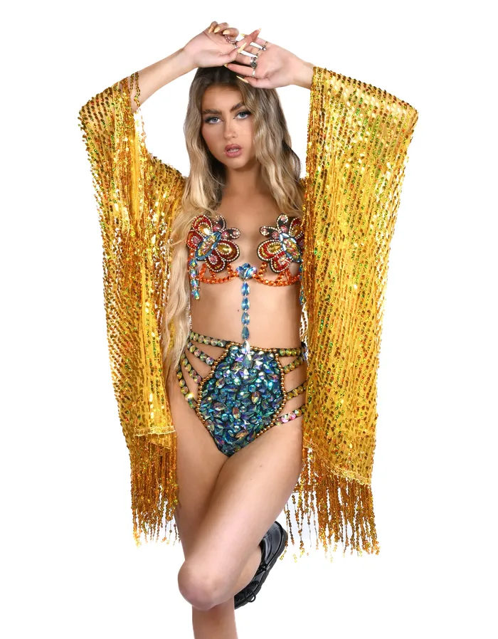 Sequin Tassel Kimono Sunshine THE LUMI SHOP Earrings