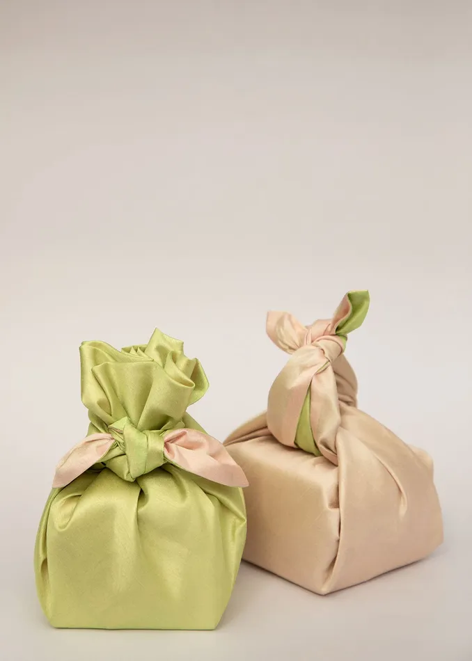 Silk Bojagi Gift Wrap KATKIM Necklaces