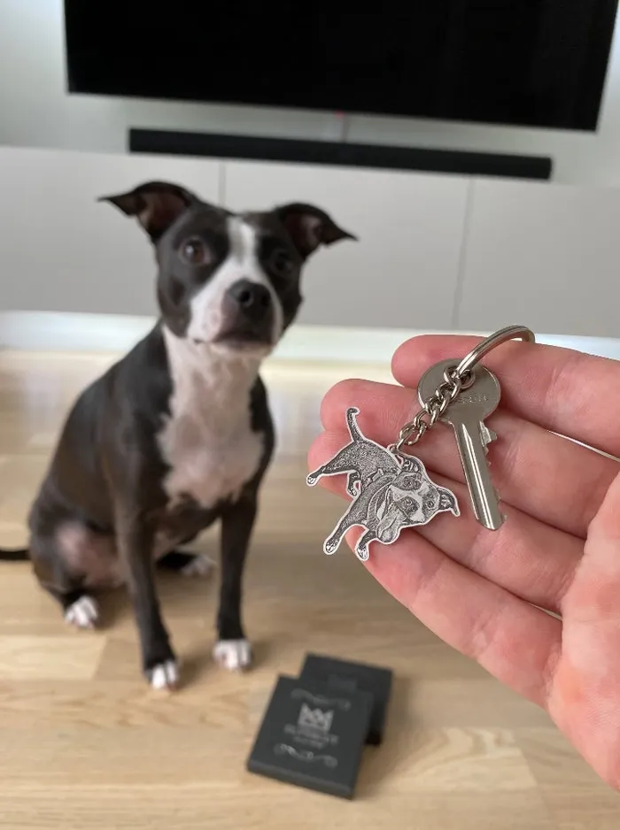 Silvercut LifeLike Keychain Earrings Silvercut LifeLike Keychain Earrings