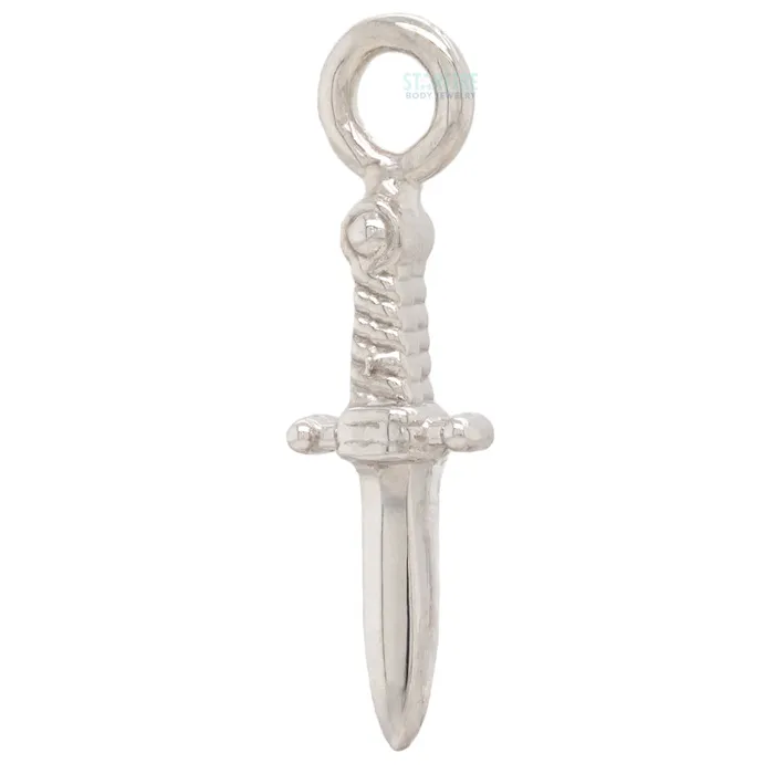 Slasher Dagger Charm in Gold Body Vision BVLA Earrings